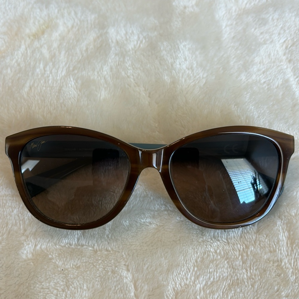 Maui Jim Canna MJ 769-03T Brown Blue Sunglasses Frame 54/18-135